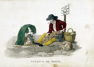 Le tondeur de chiens - French School