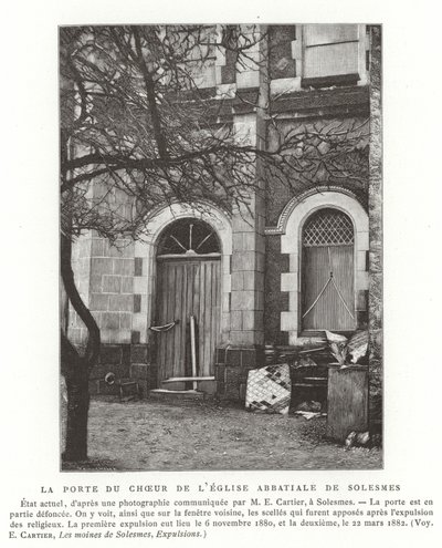 La porte du chœur de l