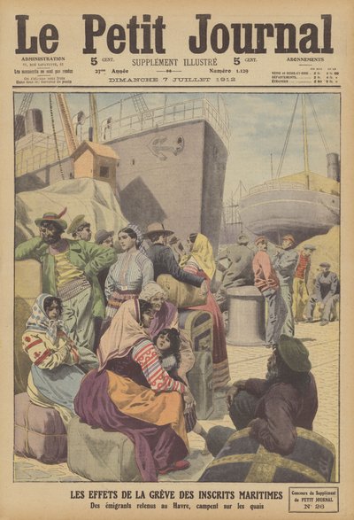 Les effets de la grève maritime en France - French School