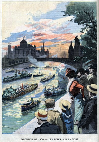 Les fêtes sur la Seine à Paris lors de l