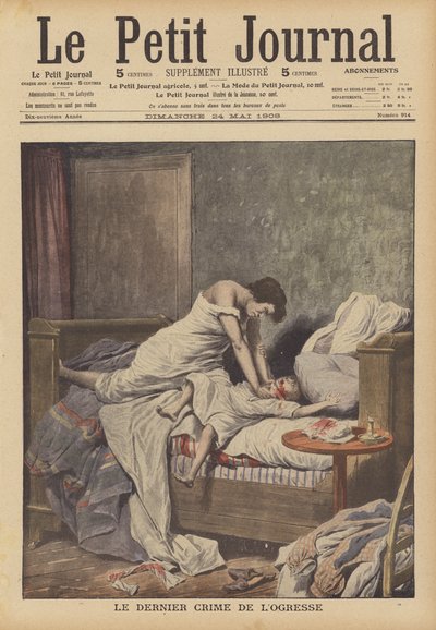 Le dernier crime de la tueuse en série française Jeanne Weber - French School