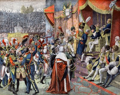 La première distribution des Croix de la Légion d
