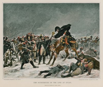 Le quatorzième de ligne à Eylau - French School