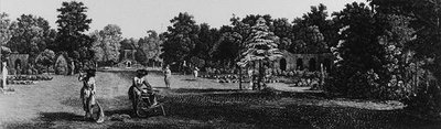 Les jardins de Carlton House, Pall Mall, de 