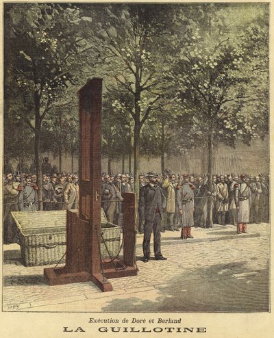 La guillotine utilisée pour l