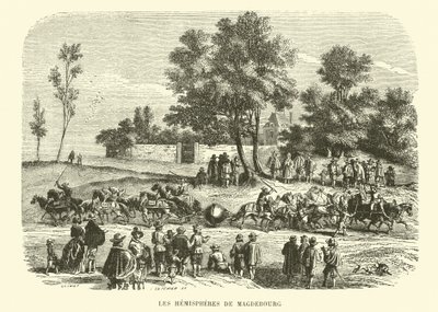 Les hémisphères de Magdebourg - French School