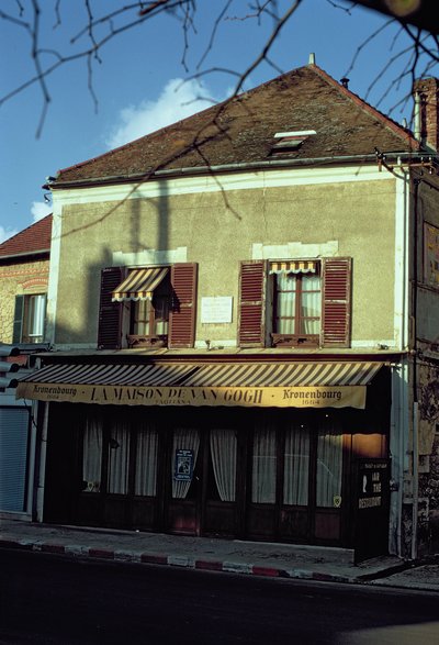 La maison où Vincent van Gogh (1853-90) a vécu en 1890 - French School