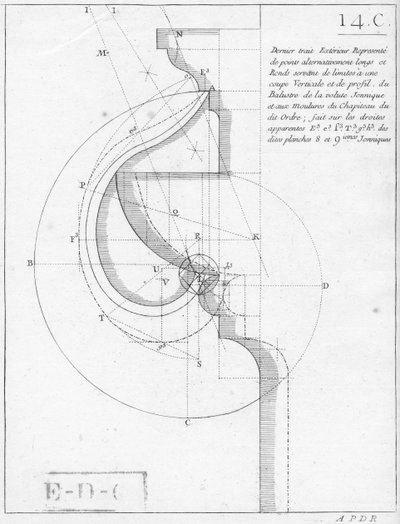 Le chapiteau ionique, illustration d