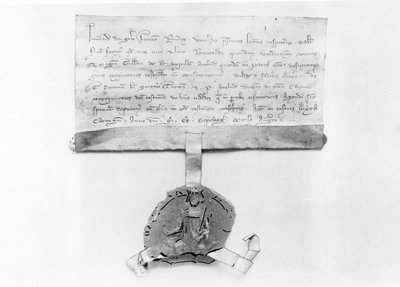 Le dernier codicille de Louis IX, écrit en août 1270 - French School