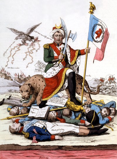 Le dernier mot du cannibalisme (gravure) - French School