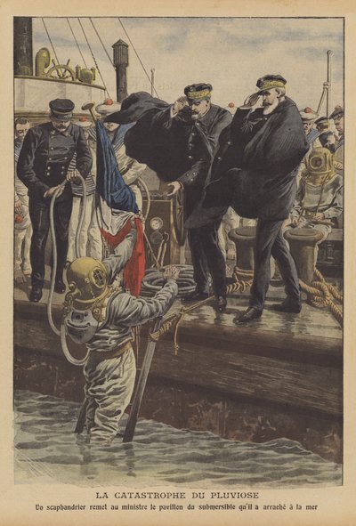 La perte du sous-marin Pluviôse de la Marine française - French School