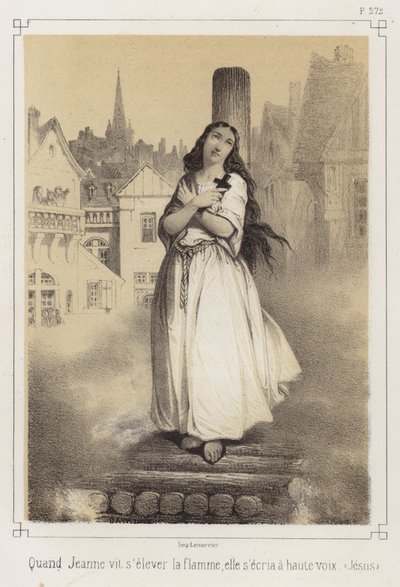 Le martyre de Jeanne d