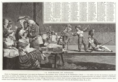 Le vendeur de journaux - French School