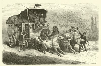 La pluie de coléoptères (gravure) - French School
