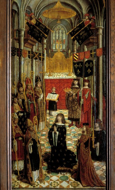 Le sacre de Louis XII (1462-1515) à la cathédrale de Reims le 27 mai 1498 - French School