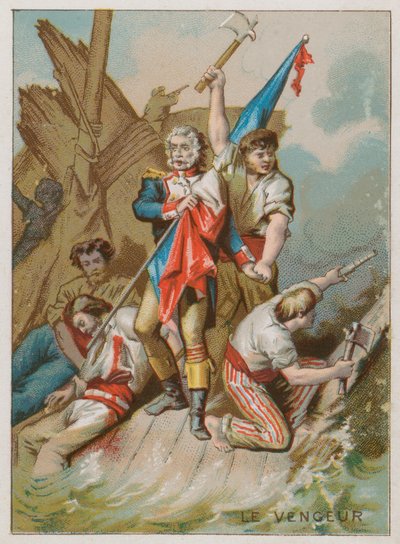 Le navire Vengeur du Peuple - French School
