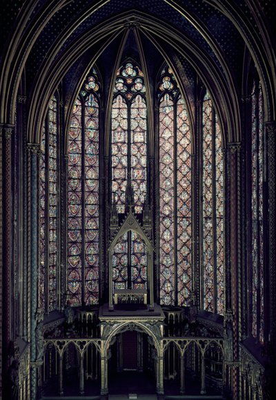 Le vitrail dans le chœur de la chapelle haute, 1246-48 - French School