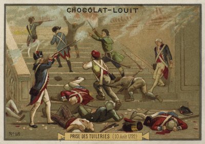 Prise du Palais des Tuileries, Révolution française, 10 août 1792 - French School