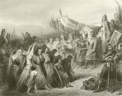 La soumission de Witikind, 785 - French School