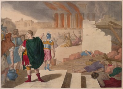 La prise de Jérusalem par Titus, illustration du catéchisme L