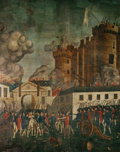 La prise de la Bastille ... - French School