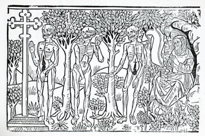 Les trois morts - French School