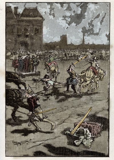 La torture de François Ravaillac meurtrier du roi Henri IV : il est écartelé à Paris le 27 mai - French School
