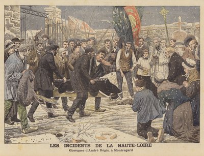 Les troubles dans le département de la Haute-Loire, France - French School