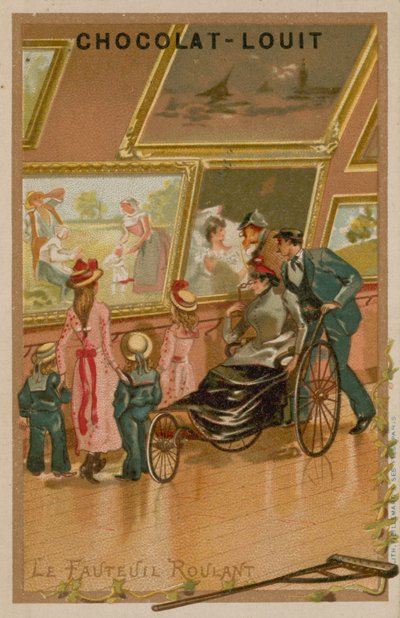 Le fauteuil roulant - French School