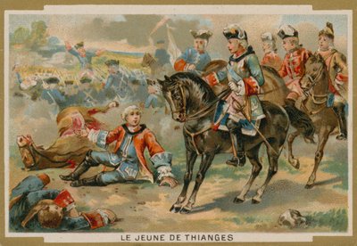 Le jeune de Thianges, soldat français - French School