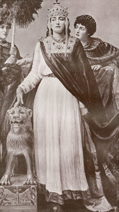 Théodora I, c. 500 - 548. Impératrice de l