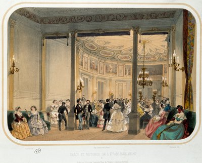 Thermalisme : salon et rotonde d