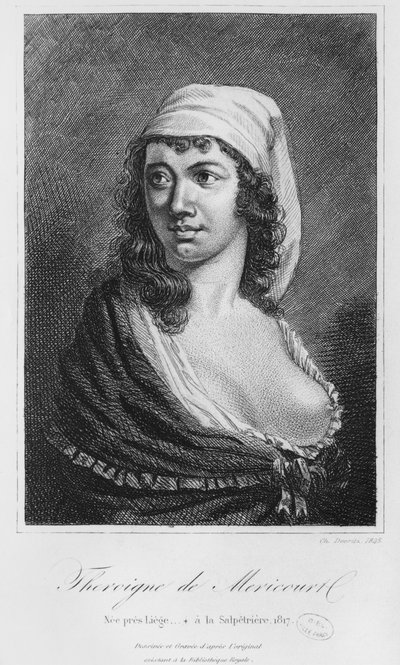 Théroigne de Méricourt, gravé par Charles Devrits - French School