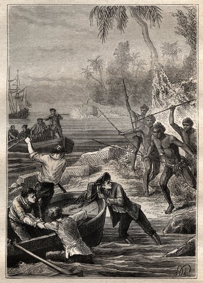 Ces choses étaient si proches... : Voyage du capitaine James Cook (1728-1779) en Nouvelle-Zélande en 1769 - les indigènes de Nouvelle-Zélande attaquent l