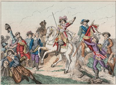 Guerre de Trente Ans (1618-1648) : Le prince Louis II de Bourbon Condé (Bourbon-Condé), connu sous le nom de Grand Condé (1621-1686), duc d
