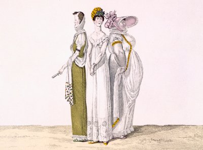 Trois Grâces parisiennes, planche 16 de Le Bon Genre, c.1810 - French School