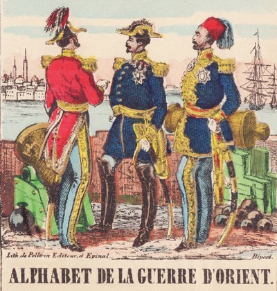 Trois généraux : Lord Raglan, général en chef de l