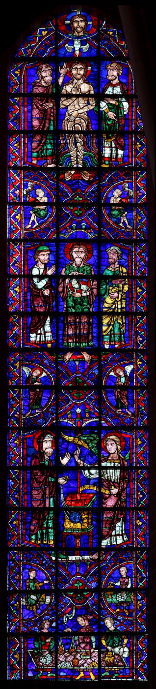 Trois Scènes de la Vie de Saint Jean-Baptiste - French School