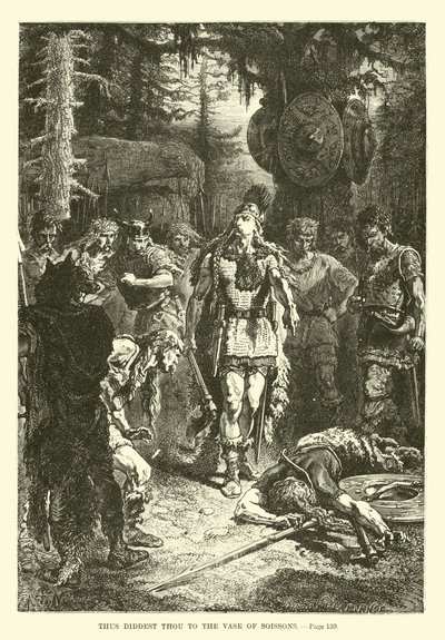Ainsi as-tu fait au Vase de Soissons (gravure) - French School