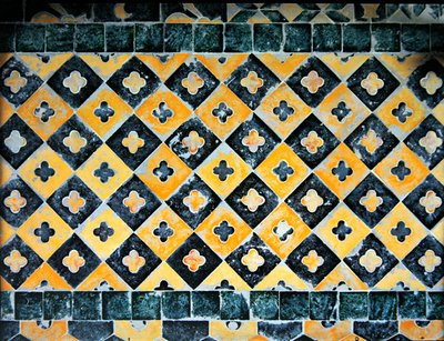 Carreaux de la chapelle de Saint Cucuphas - French School