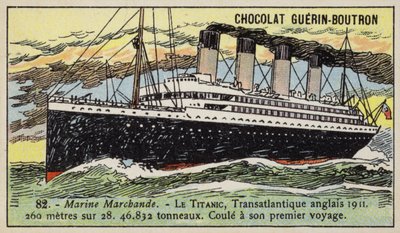 Titanic, paquebot transatlantique britannique - French School