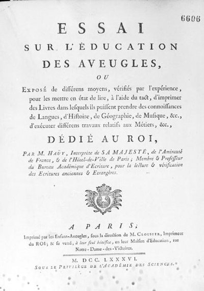 Page de titre pour 