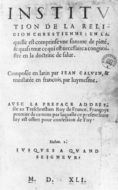 Page de titre de 