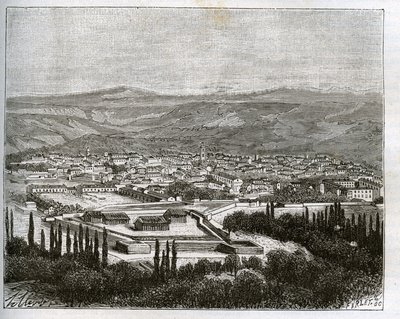 Tlemcen en Algérie au XIXe siècle - gravure dans "La France illustrée : géographie, histoire, administration statistique" par V.A. Malt-Brown. 1884 - French School