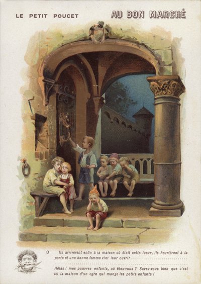 Le Petit Poucet, enfants inquiets - French School