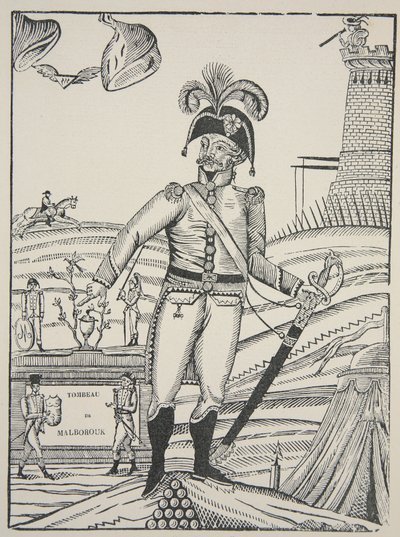 Tombe de Malborough, c.1722 - French School