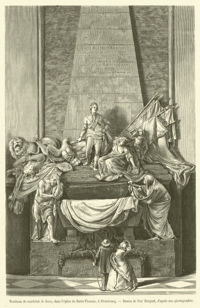 Tombeau du maréchal de Saxe, dans l