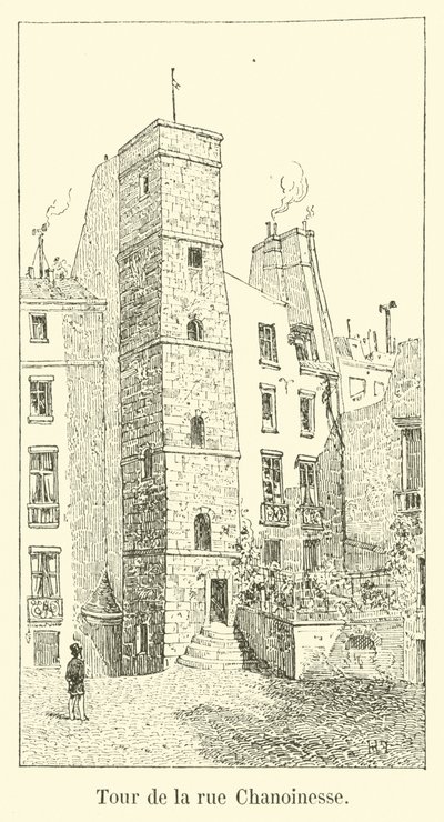 Tour de la rue Chanoinesse - French School