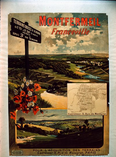 Affiche touristique de Montfermeil - French School