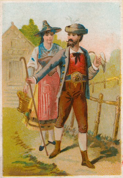 Costume traditionnel - French School